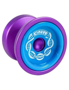 Yo-Yo de Metal DNA YoYoFactory Violeta con Tapa Aqua