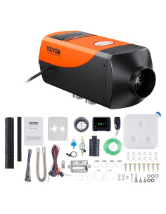 Calentador de Aire Diésel VEVOR 2KW 12V con Control Remoto