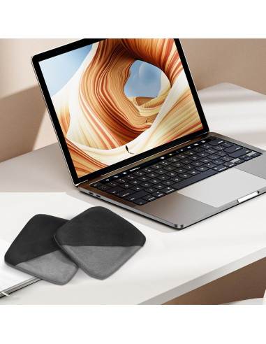 2 Paños de Microfibra TOPPERFUN para Limpiar Pantallas 10.49cm