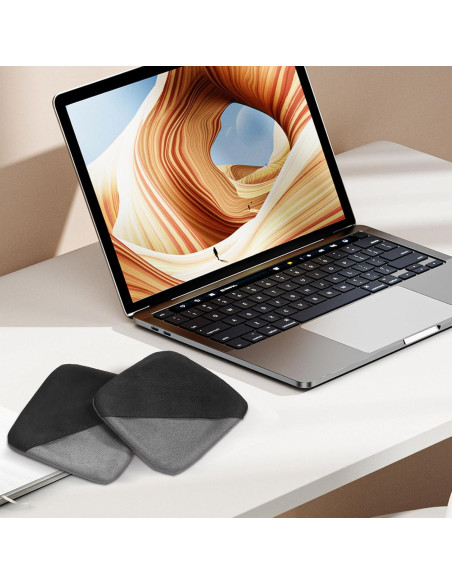 2 Paños de Microfibra TOPPERFUN para Limpiar Pantallas 10.49cm