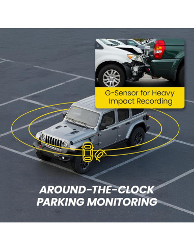 Espejo DVR STINGER STR4K 9.66" 4K UHD con Cámara 2K Jeep Wrangler JL