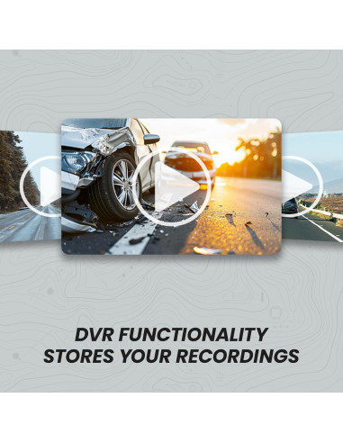 Espejo DVR STINGER STR4K 9.66" 4K UHD con Cámara 2K Jeep Wrangler JL