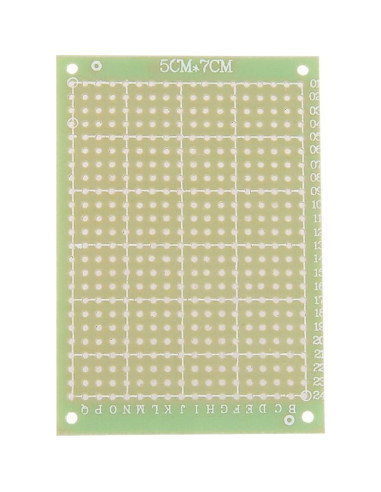 Placa de Circuito Impreso Universal uxcell 5x7cm 3pcs