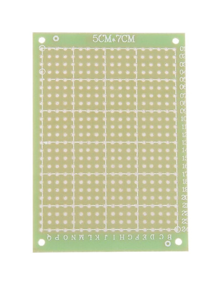 Placa de Circuito Impreso Universal uxcell 5x7cm 3pcs