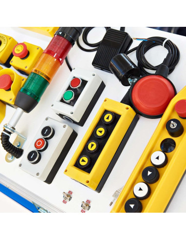 Caja de Control de Interruptor Pulsador 22mm uxcell