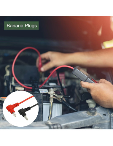 Cables de Sonda de Multímetro YOKIVE 55cm Rojo Negro