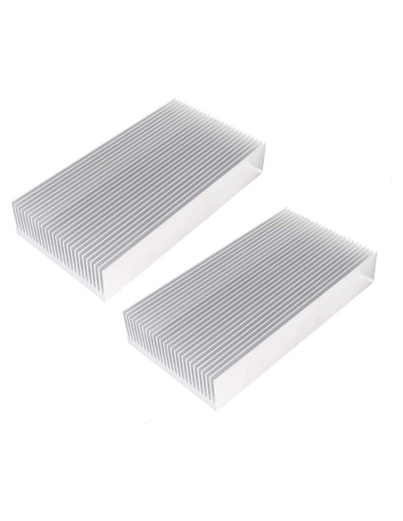 Paquete de 2 Disipadores de Calor de Aluminio WeiMeet 150mm x 80mm