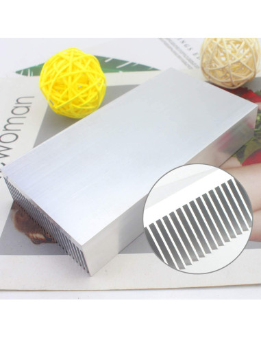 Paquete de 2 Disipadores de Calor de Aluminio WeiMeet 150mm x 80mm