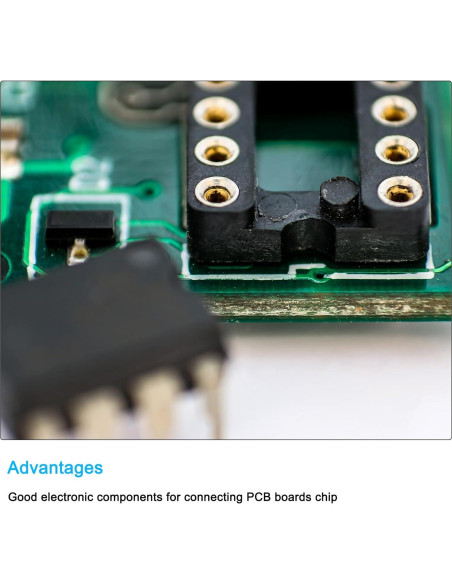 Adaptador Zócalo Chip DIP IC 14 Piezas 2.54mm 40 Pines MECCANIXITY