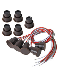 Interruptor Magnético Recesado BNYZWOT RC-36 para Alarma - 5 Juegos