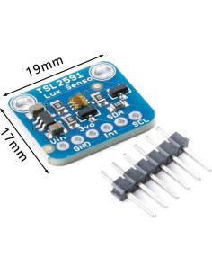 Sensor de Luz Digital TSL2591 I2C 3.3V-5V Alta Sensibilidad 2