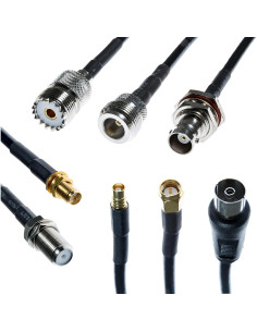 Kit de Cables SMA NooElec - 8 Adaptadores RF para Radios 2