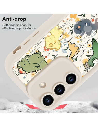Paquete de 2 Fundas de Dinosaurio Kawaii para Samsung A15 5G