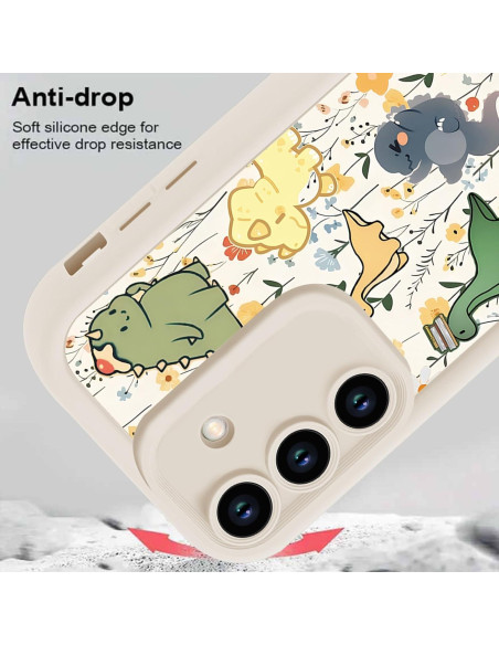 Paquete de 2 Fundas de Dinosaurio Kawaii para Samsung A15 5G