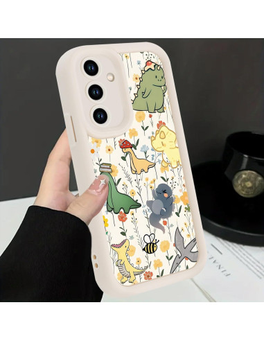 Paquete de 2 Fundas de Dinosaurio Kawaii para Samsung A15 5G