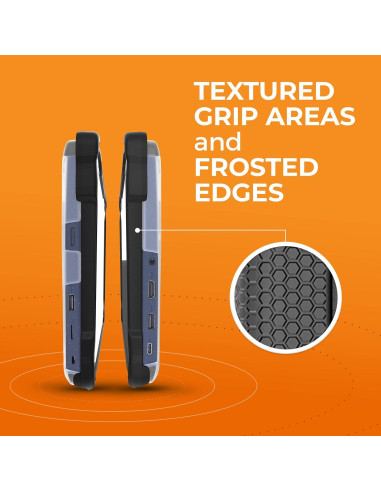 Funda SlimTech Gumdrop para Laptop Lenovo 100e/100w Gen 3 - Negra