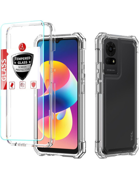 Funda protectora TCL K24/K23/50LE/Cricket K24 5G - Transparente