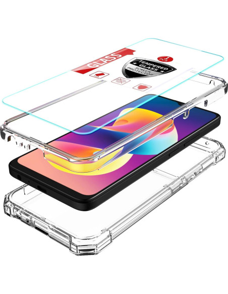 Funda protectora TCL K24/K23/50LE/Cricket K24 5G - Transparente