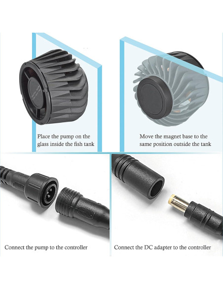 Creador de Olas Magnético Carefree Fish 20W para Acuarios