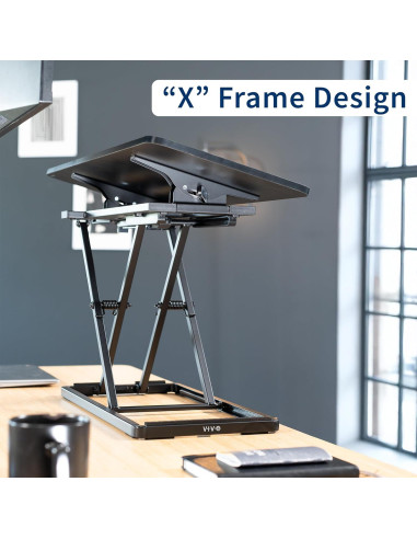 Elevador de Teclado Ergonómico VIVO TKR1 Ajustable 76 cm