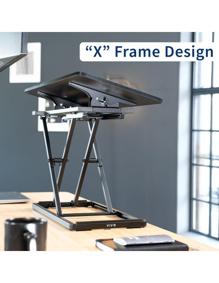 Elevador de Teclado Ergonómico VIVO TKR1 Ajustable 76 cm