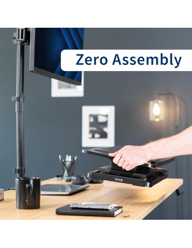 Elevador de Teclado Ergonómico VIVO TKR1 Ajustable 76 cm