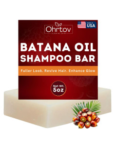 Jabón de Champú Natural Ohrtov - Aceite de Batana 141.75 g