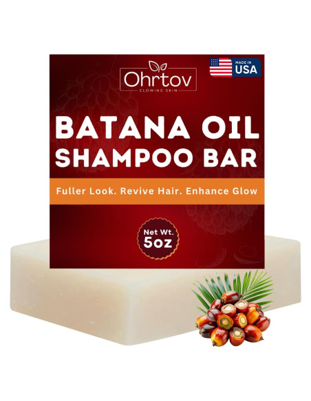 Jabón de Champú Natural Ohrtov - Aceite de Batana 141.75 g