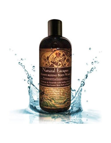 Gel de Ducha Natural Sin Sulfatos Natural Escapes 453g Menta Eucalipto