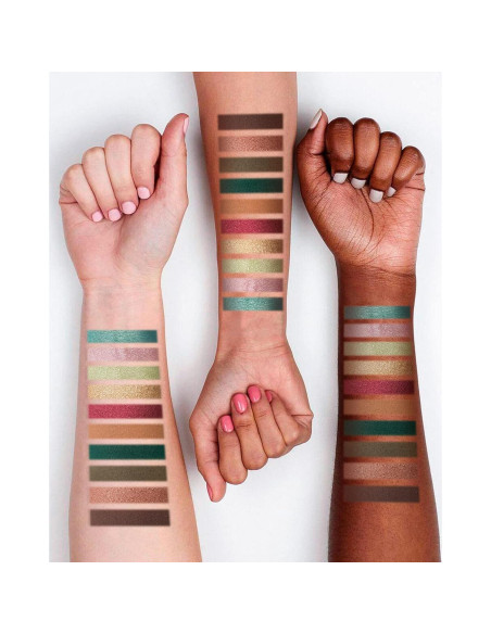 Paleta de Sombra de Ojos Verde MAKI YIKA 10 Tonos Alta Pigmentación