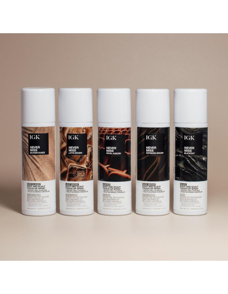 Spray Corrector de Raíces IGK Hair 56.7 ml - Castaño