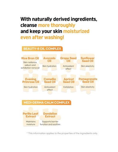 Freemay Aceite Limpiador Profundo 330ml - Maquillaje Resistente