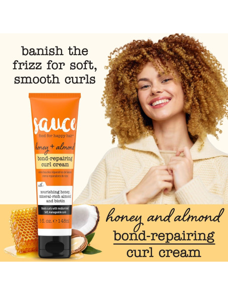 Crema para Rizos Sauce Honey 148 ml - Controla Frizz y Define
