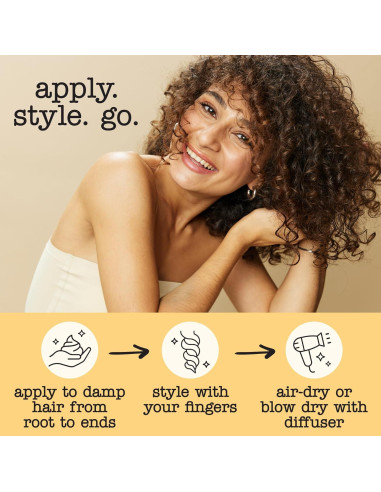 Crema para Rizos Sauce Honey 148 ml - Controla Frizz y Define