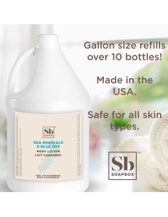Recarga de Loción Corporal Soapbox 3.99kg Minerales del Mar 2