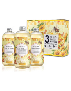 Recarga de Jabón de Manos ROMIIE ZOI 3x26oz Miel y Leche