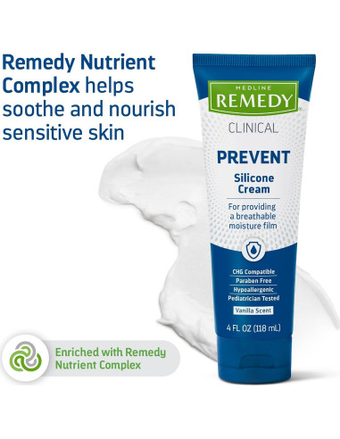 Crema de Silicona Medline Remedy 113.4 g Aroma Vainilla