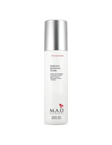 Tónico Renovador Diario Ambiental M.A.D Skincare 200ml - Aumenta Oxígeno y Revitaliza Piel