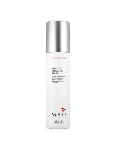 Tónico Renovador Diario Ambiental M.A.D Skincare 200ml - Aumenta Oxígeno y Revitaliza Piel