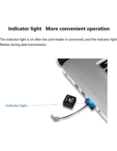 Adaptador Lector de Tarjeta Cotchear USB 2.0 Micro SD/SDXC