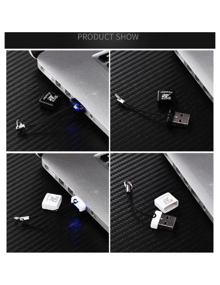 Adaptador Lector de Tarjeta Cotchear USB 2.0 Micro SD/SDXC