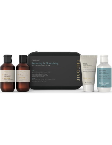 Kit de Viaje Theorie - Hidratación y Reparación Cabello y Piel