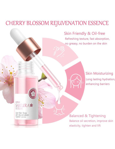 Kit de Cuidado de Piel Sakura LAIKME 7 en 1 para Mujeres