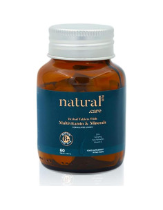 Vitaminas para el Crecimiento del Cabello Natural Care 5000 mcg Biotina 2
