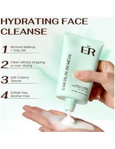 Limpiador Facial Espuma EMERLIN REMDE 120ml - Aloe, Ceramida NP, Ácido Hialurónico 2