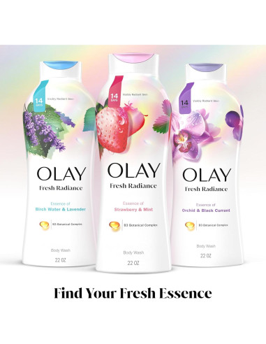 Gel de Ducha Olay 88.7 ml Fresa y Menta - Paquete de 24
