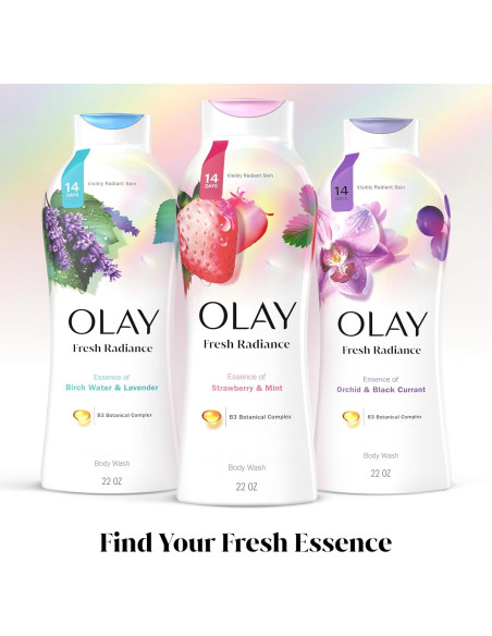 Gel de Ducha Olay 88.7 ml Fresa y Menta - Paquete de 24