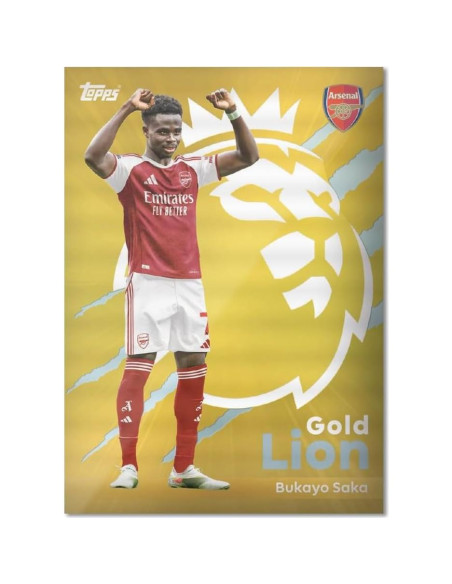 Paquete de 5 Tarjetas de Fútbol Premier League Topps 2026