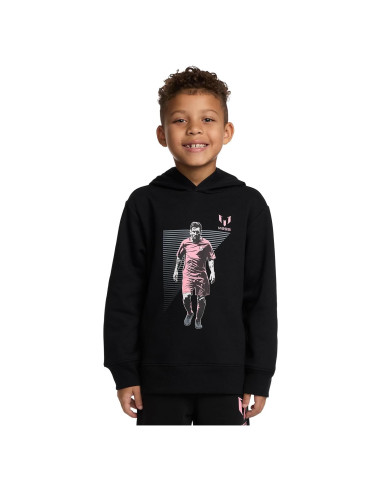 Sudadera con Capucha para Niños Messi - Forro Polar, Talla 6