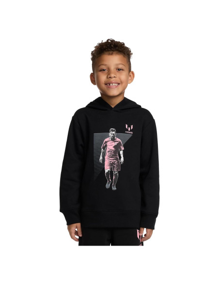 Sudadera con Capucha para Niños Messi - Forro Polar, Talla 6